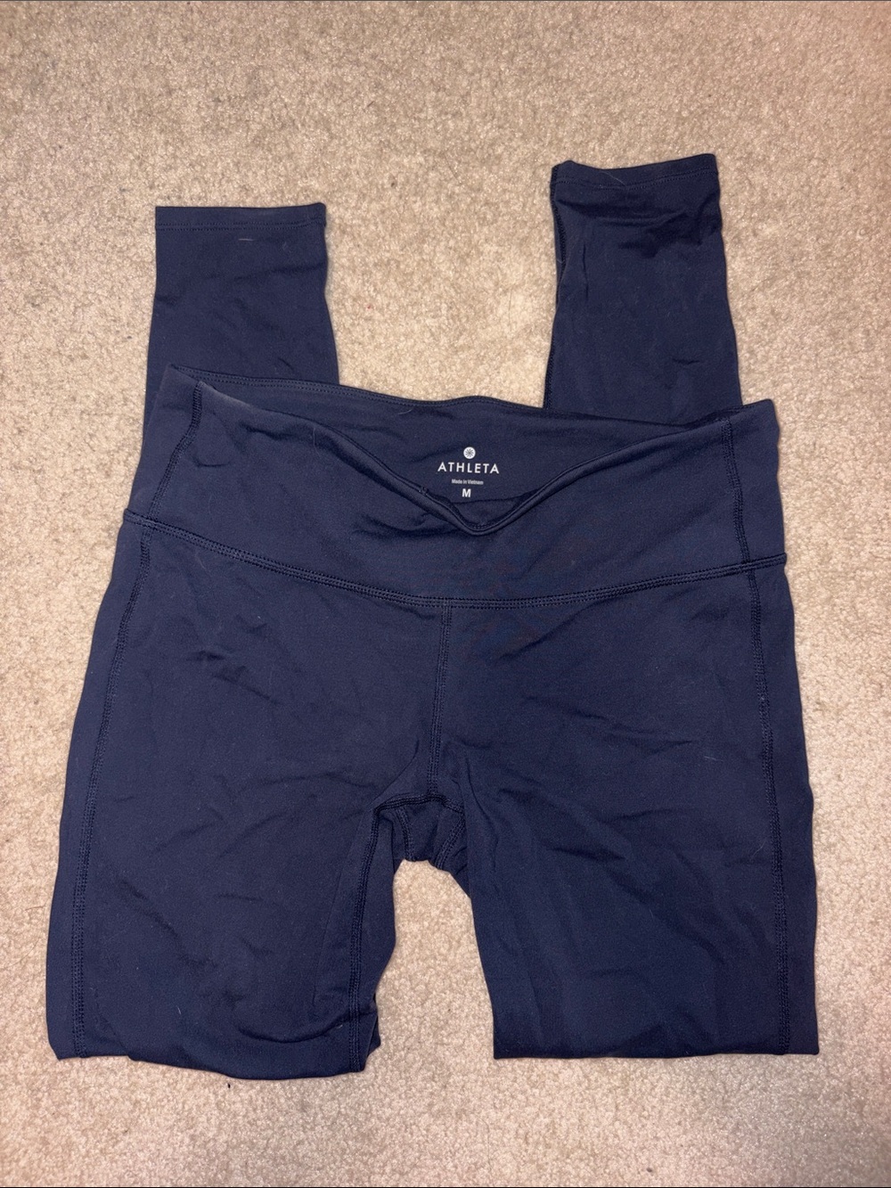Athleta Women’s Navy Performance High-Waist Leggings